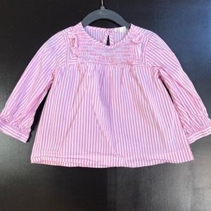 Crewcuts girls candy stripe blouse